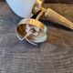 Paire applique laiton verre blanc