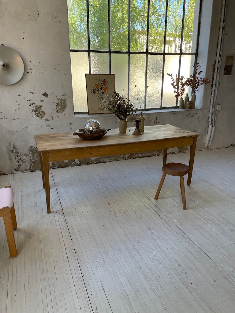 Oak and pine farm table 2m