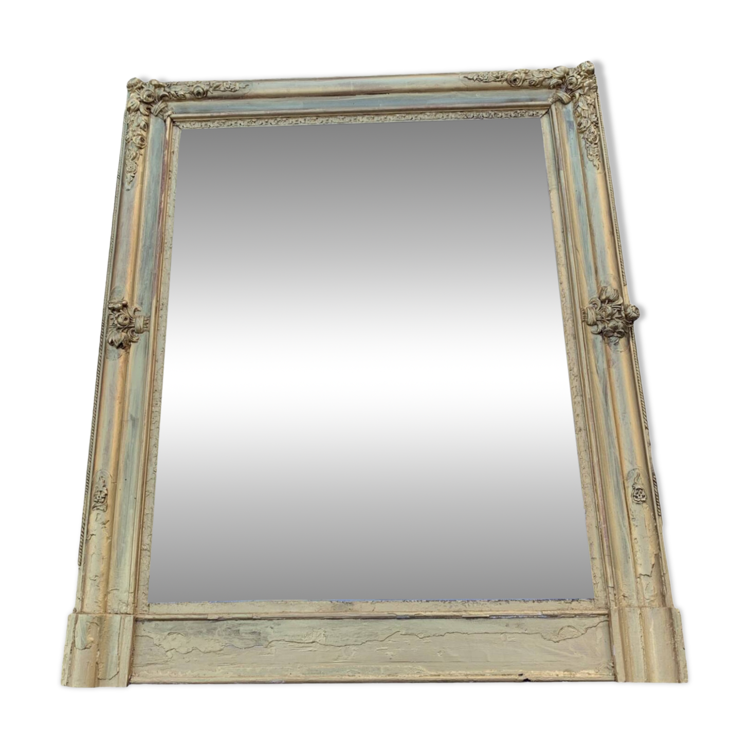 Beautiful Gilded Mercury Mirror 88 x 74