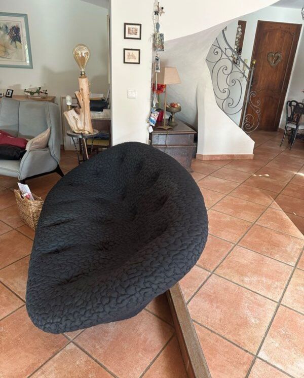 Canapé bleu 3 places par Cinna