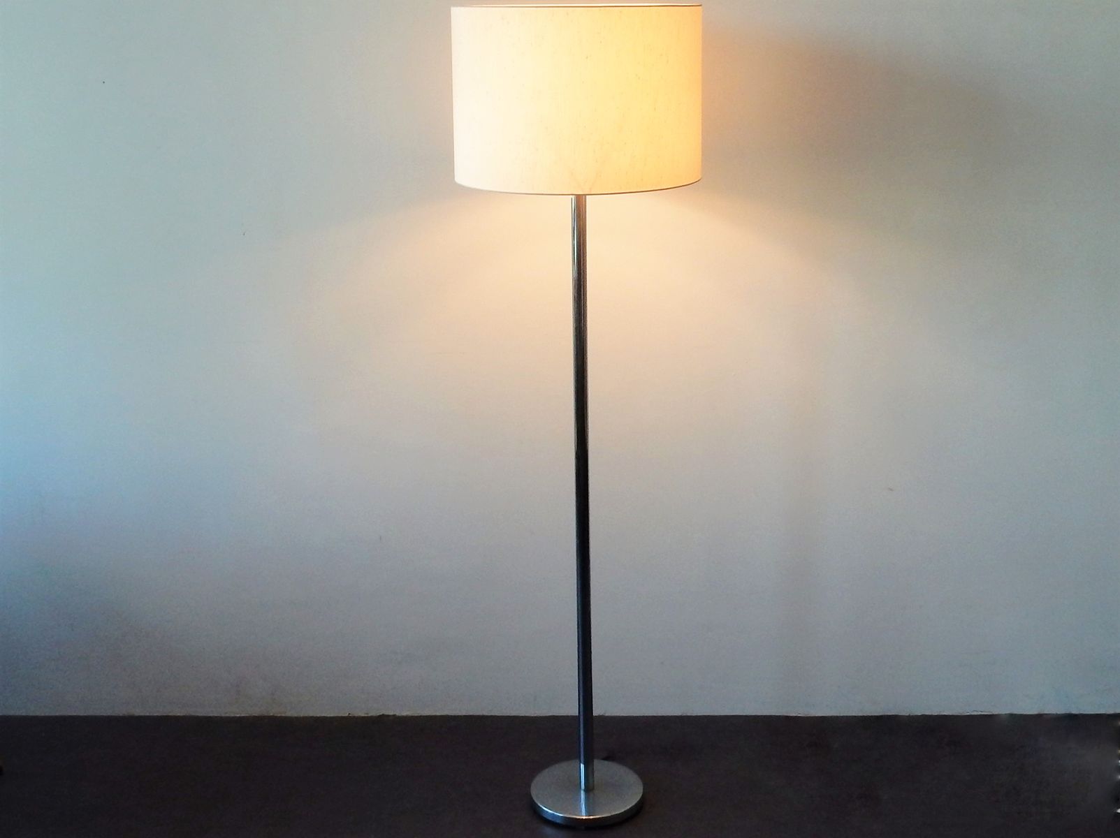 Shantung lamppost with fabric blind from Raak Netherlands, 1970s