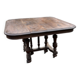 Henry II style oak dining table