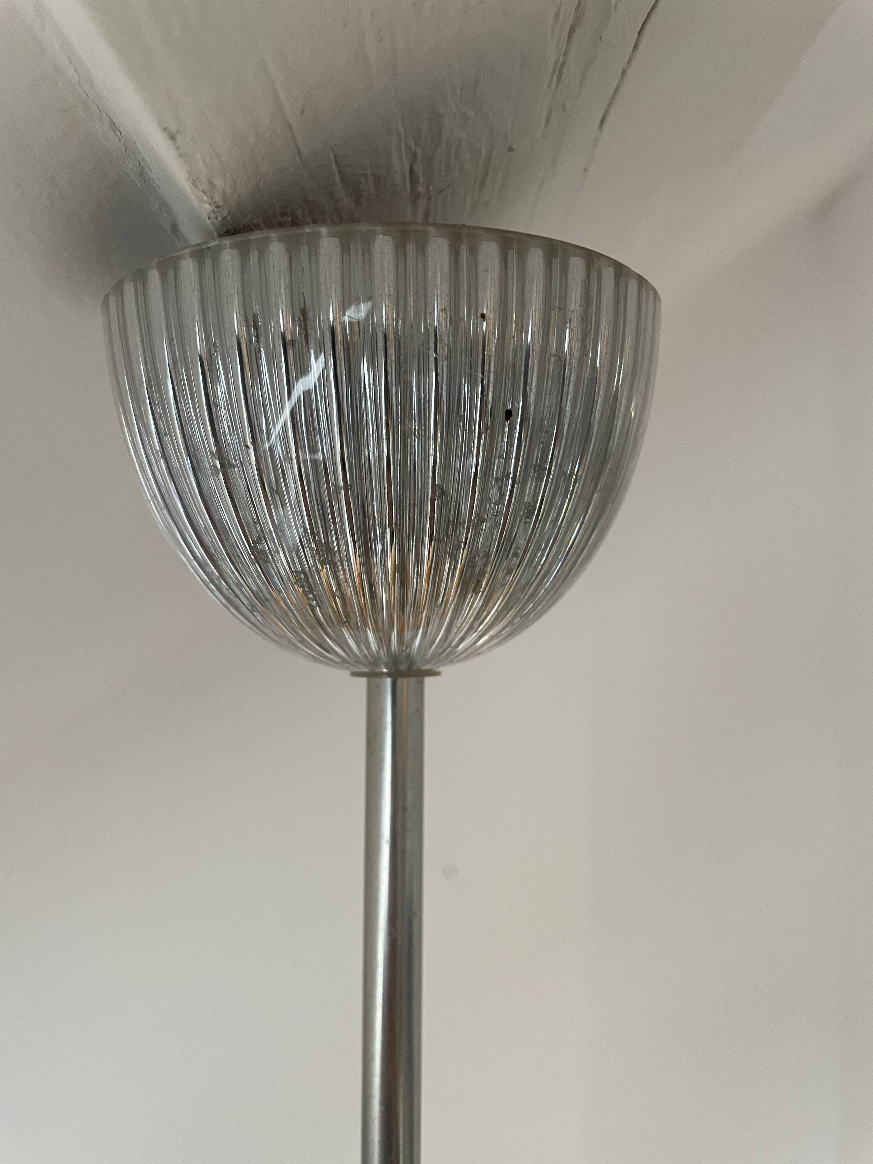 Pop chandelier with 3 lamps, Space Âge design 1970