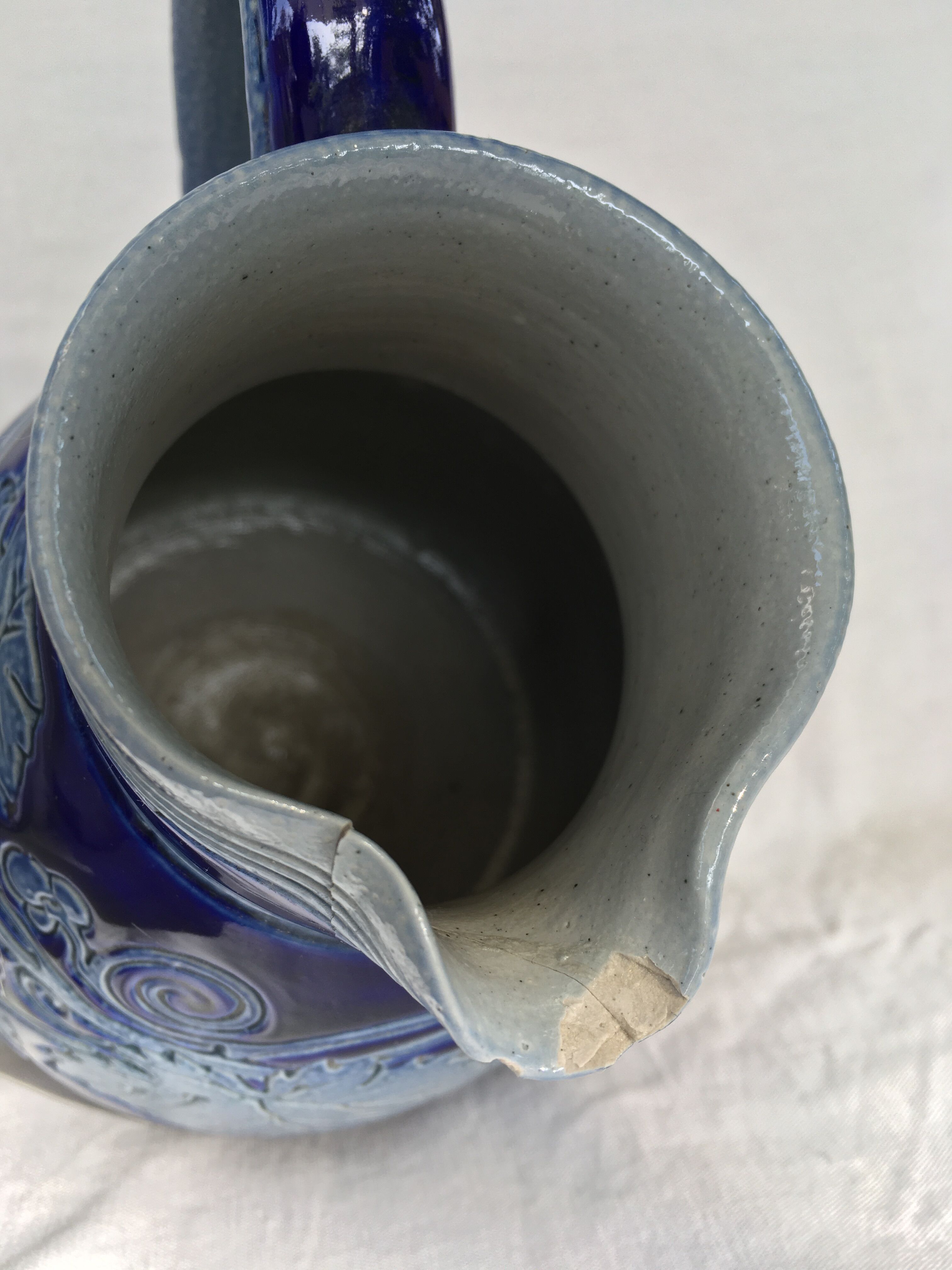 Betschdorf stoneware pitcher