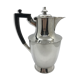 English silver metal teapot
