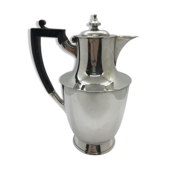 English silver metal teapot