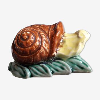 Céramique vintage en forme d'escargot