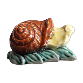 Céramique vintage en forme d'escargot