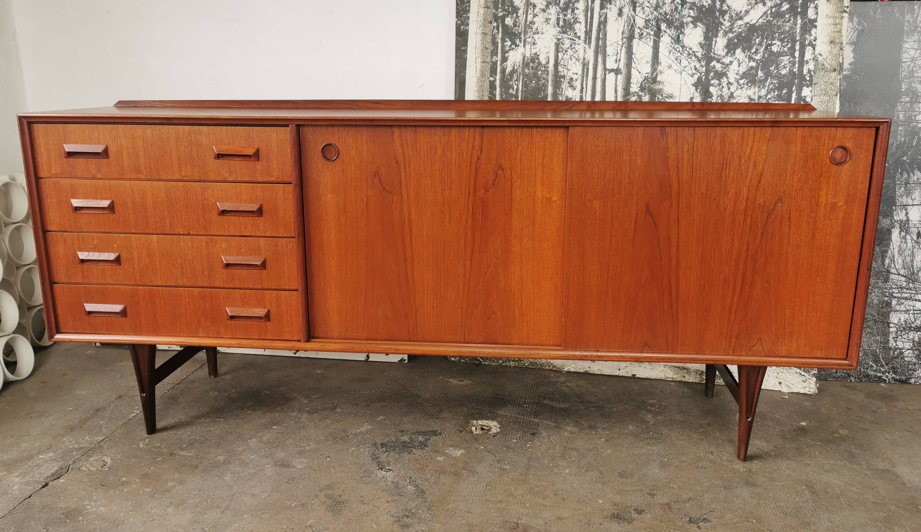 Scandinavian teak sideboard