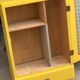Powdered yellow medicine cabinet