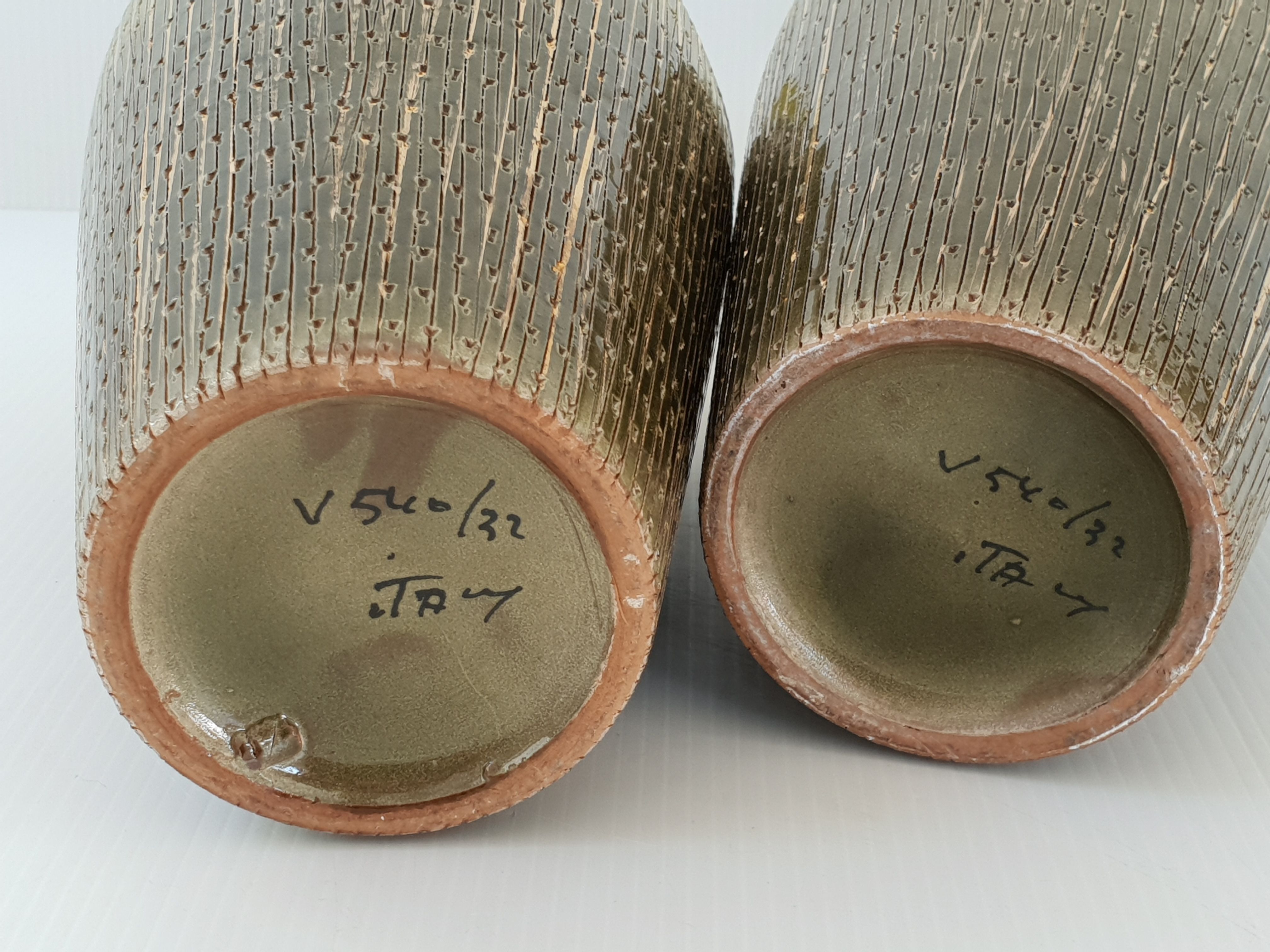 Paire de vases italiens 1950