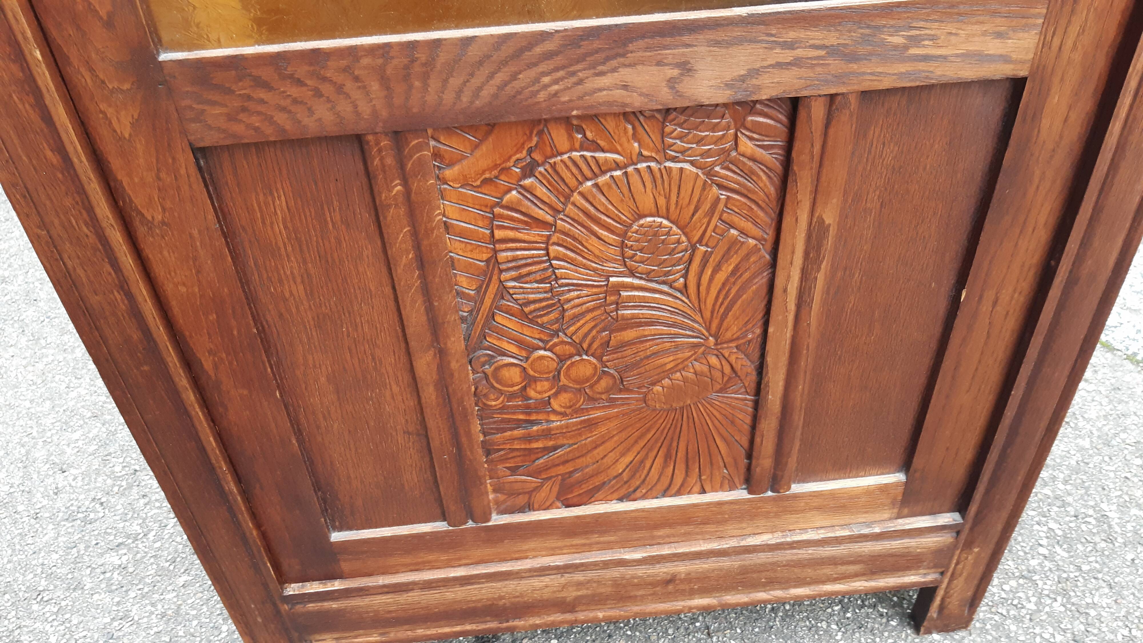 Art Deco glass wardrobe