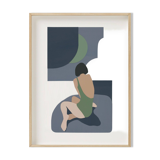 Blue moon - art print (30 x 40) signed ackeogh