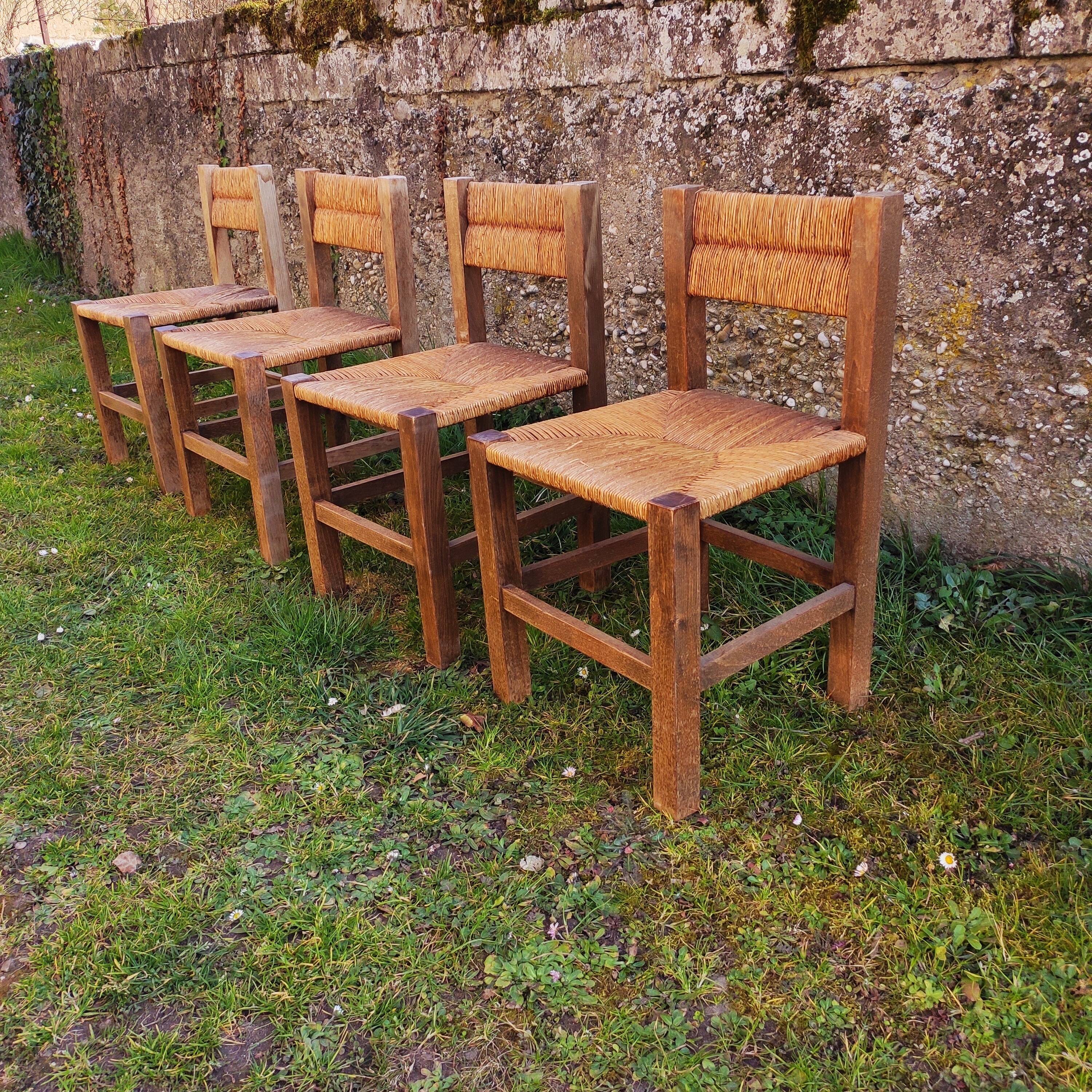 Vintage brutalist chairs 1950