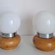Paire de lampes de chevet vintage