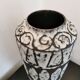 Vase Scheurich West Germany noir et blanc