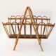 Rattan magazine rack