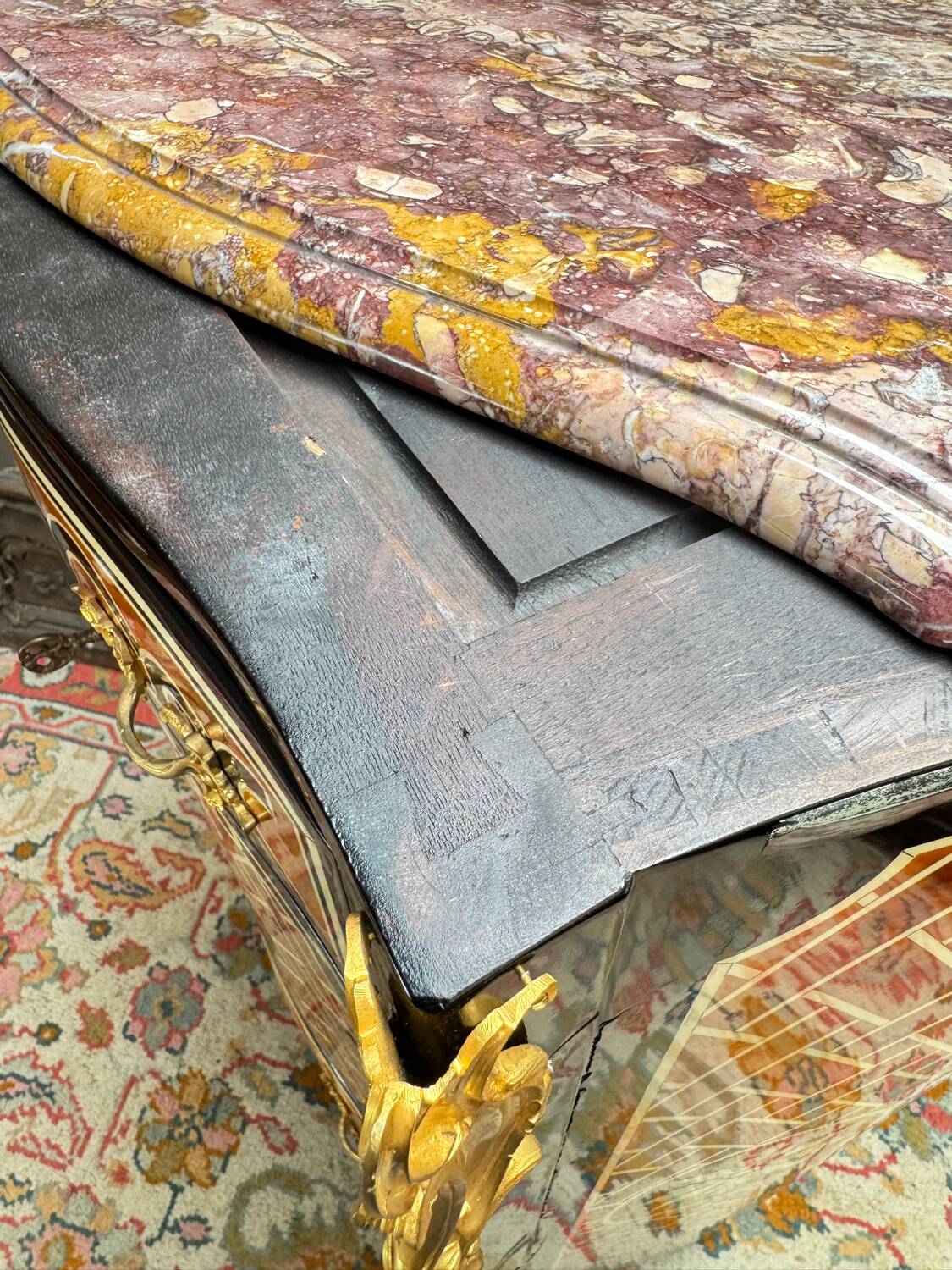 Maison Jansen Louis XV Style Veneer Secretary