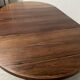 Scandinavian dining table in rosewood veneer "by John MORTENSEN"