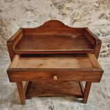Antique Oak Washbasin Console – 1900-1920