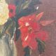 Large bouquet oil painting