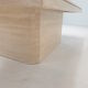 Italian travertine coffee table, 1980's