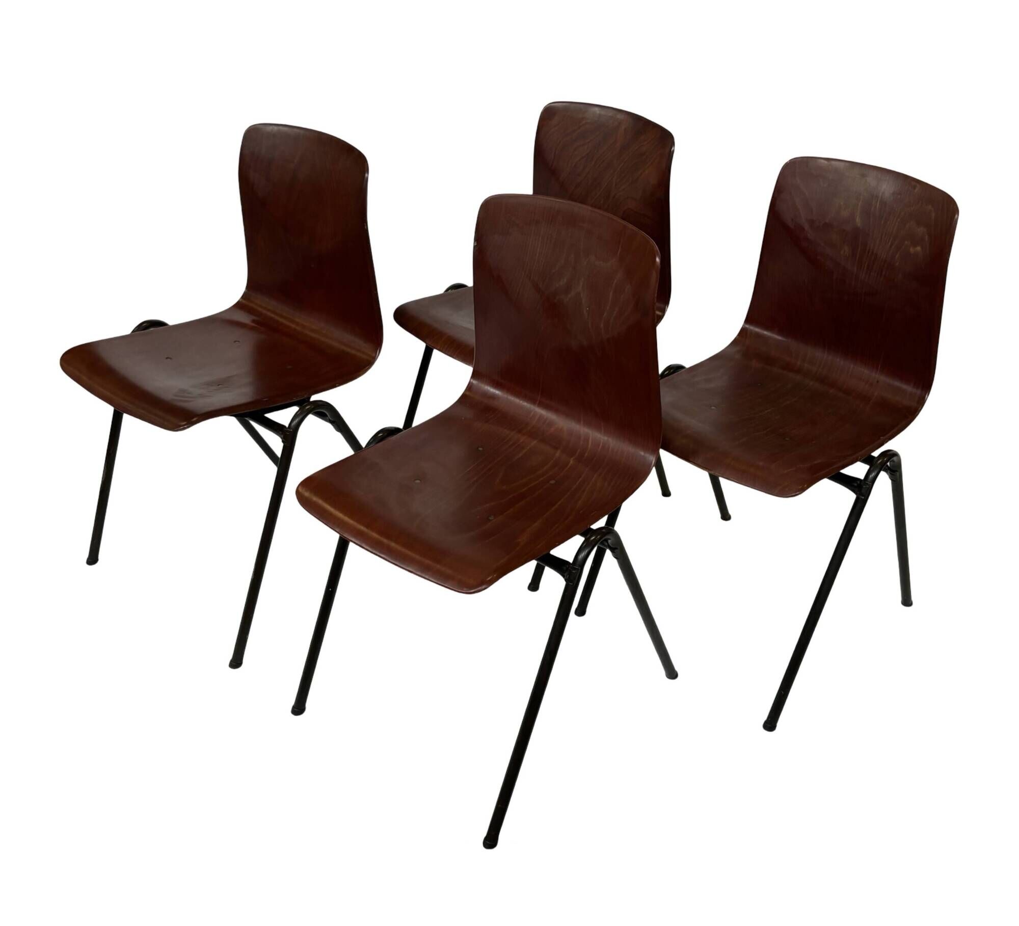 Vintage Chair Galvanitas S25, 1960's Design Holland School chair