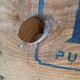 Ancienne caisse publicitaire en bois LUX