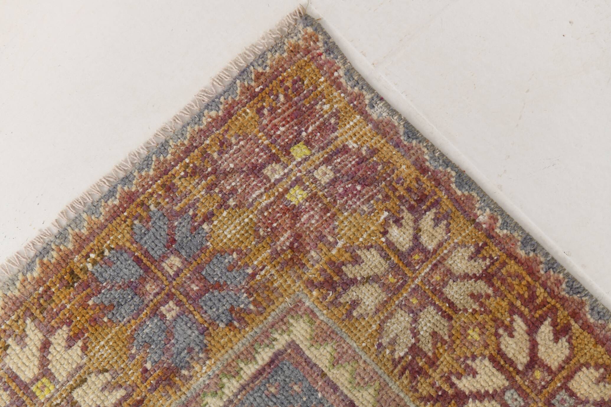 3x10 Aesthetic Geometric Turkish Vintage Runner Rug, 92x316Cm