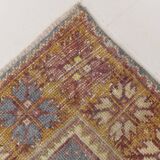 3x10 Aesthetic Geometric Turkish Vintage Runner Rug, 92x316Cm