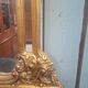 Mirror and console set in Louis XV style.