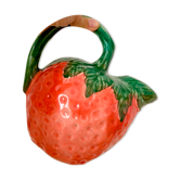 Pichet en barbotine fraise