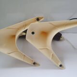 Pair of vintage bakelite table lamps from West Germany in the 1960s