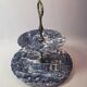 Two-story server The hunter by Myott / Hunting / the hunter / cake display / earthenware