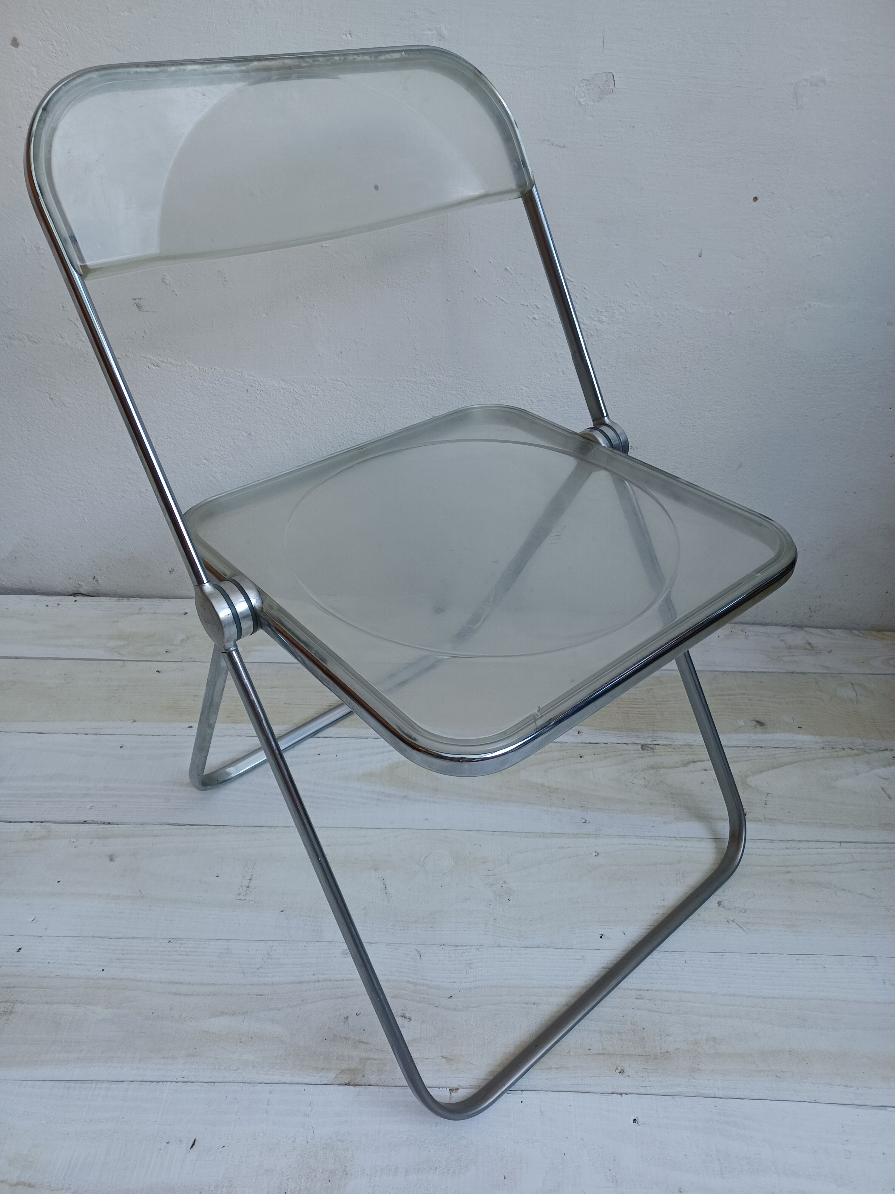 Chaises Plia Giancarlo Piretti édition Castelli ,Italy