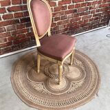 Pink medallion armchair