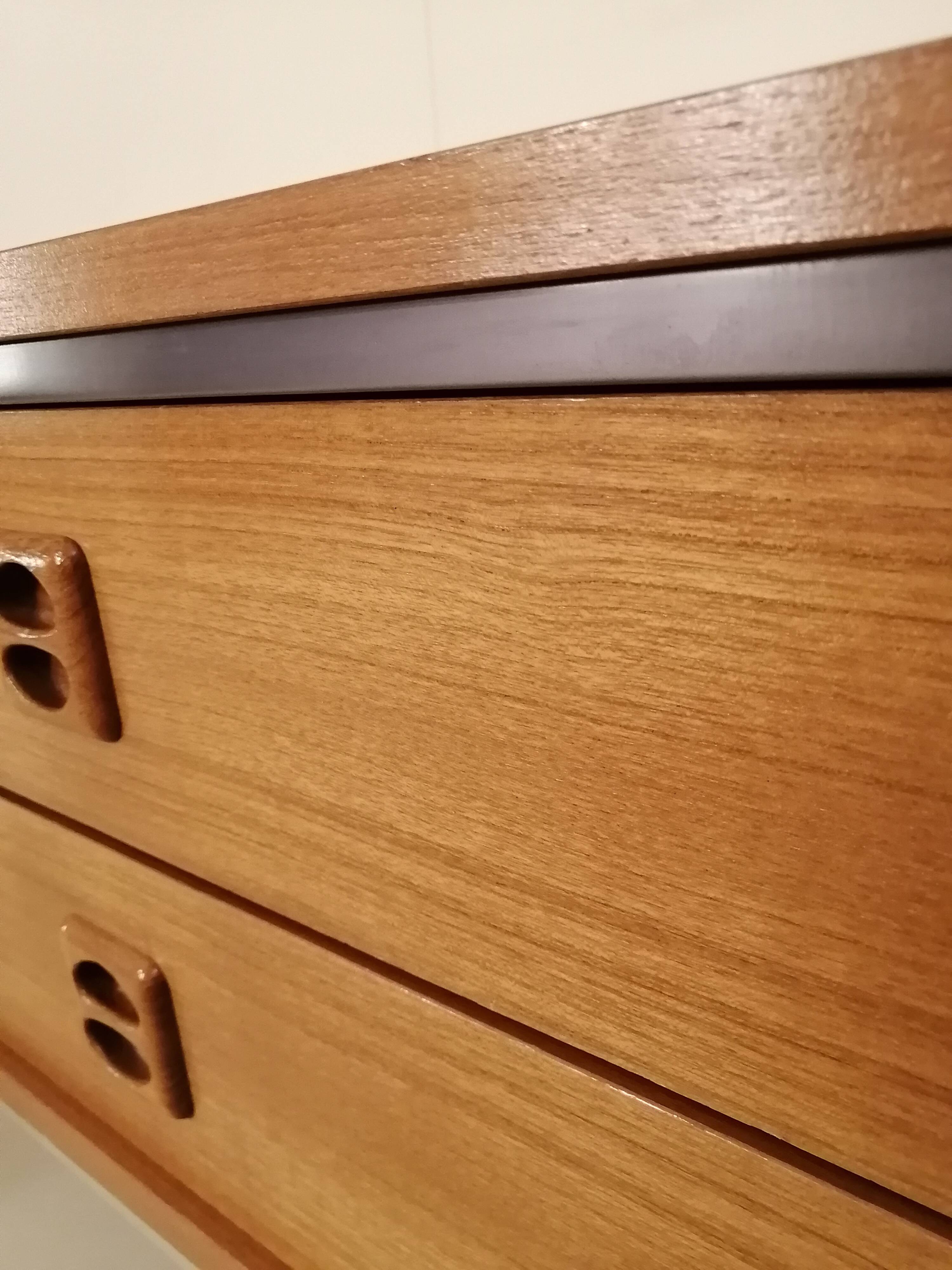 Scandinavian style teck sideboard