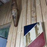 Old flag door French Republic