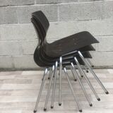 Set of 4 vintage chairs and Flottoto design