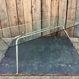 Table basse acier et verre