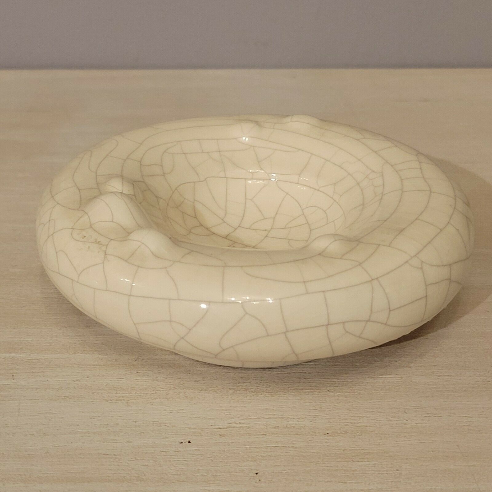 Longwy empty pocket modern ceramic enamel cracked