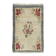 Vintage Hand-Knotted Turkish Tulu Rug with Floral Design in Cream, Gray and Red