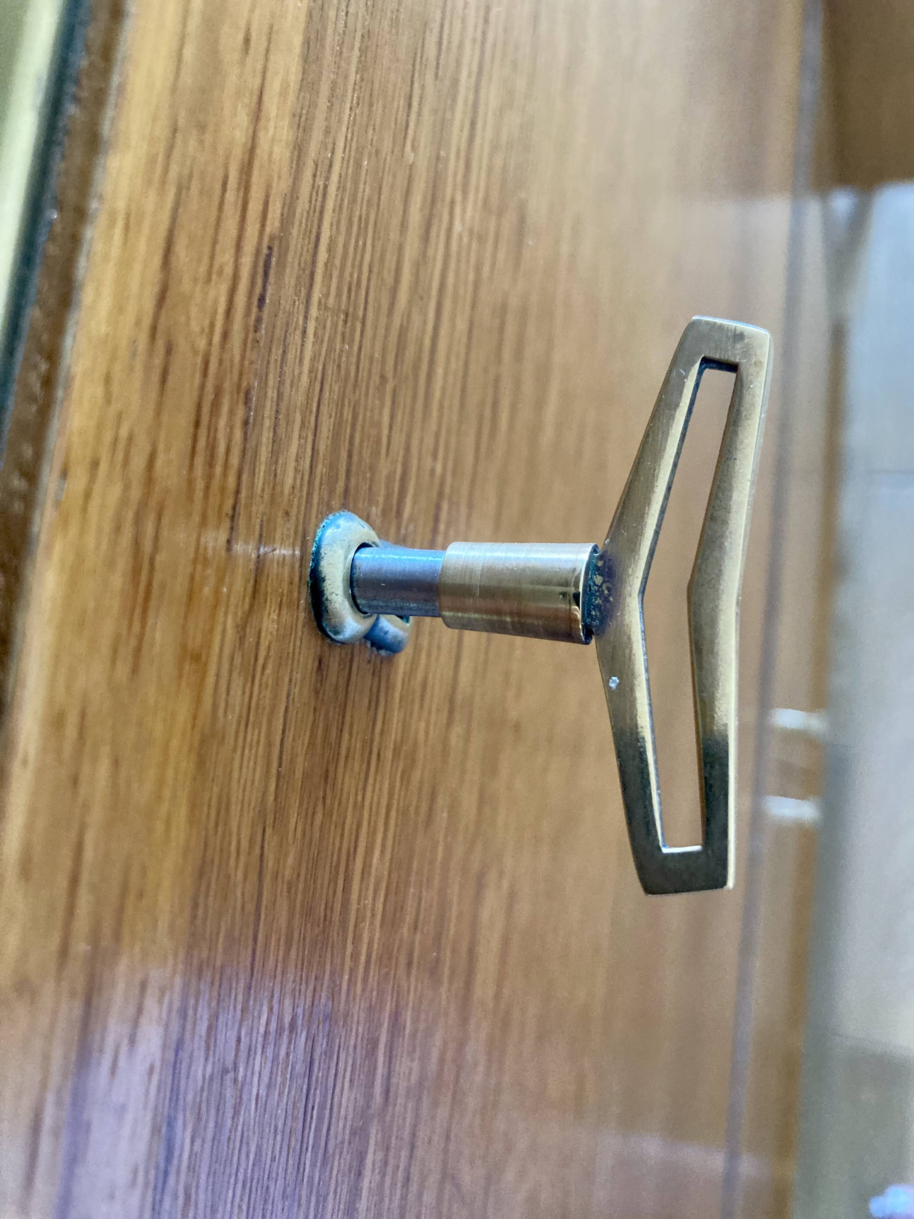 Scandinavian secretary in golden oak