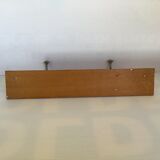 Wooden wall coat rack 2 hooks