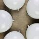 5 opaline ball sconces, half spheres, ceiling lights