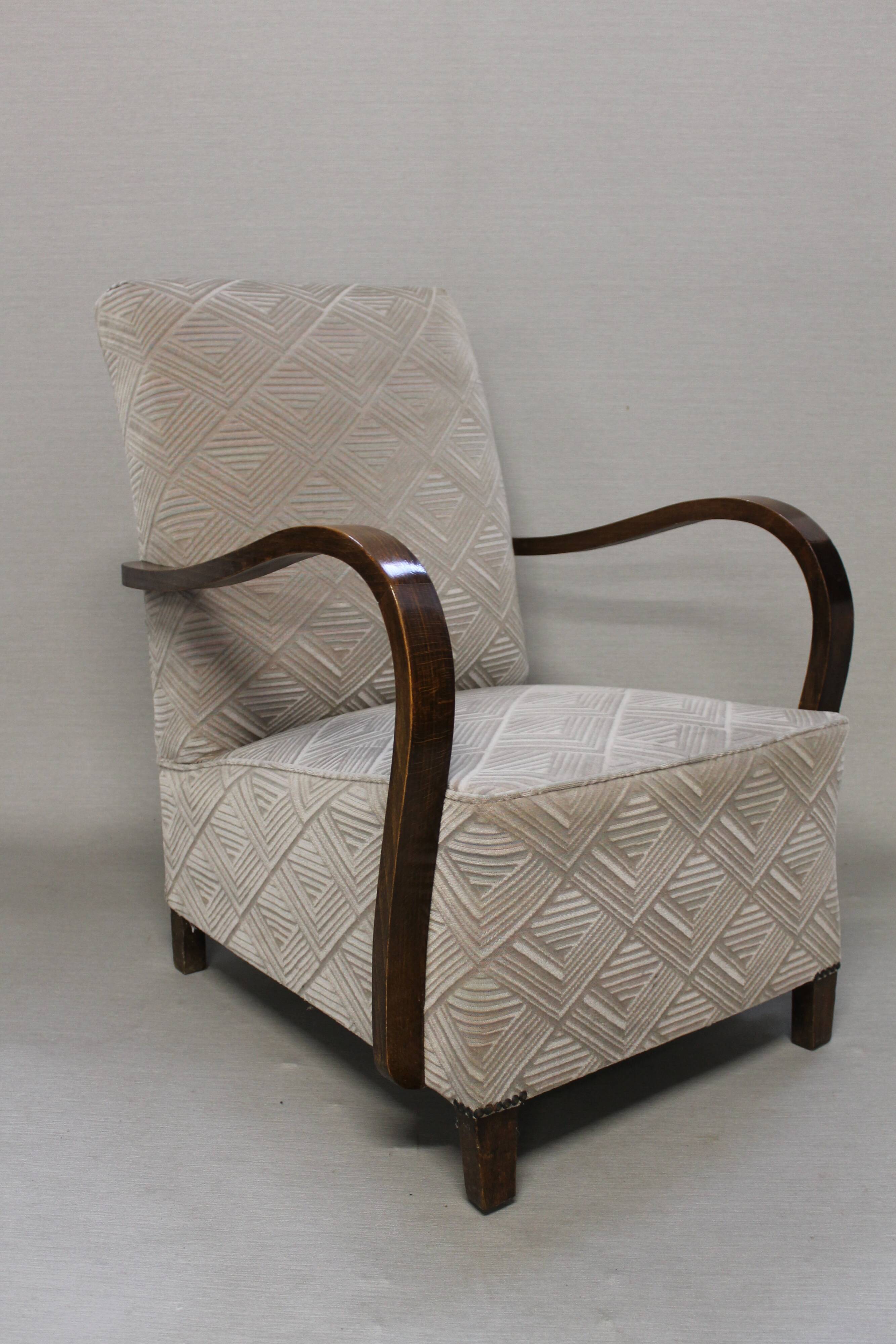 Paire de fauteuils Art deco