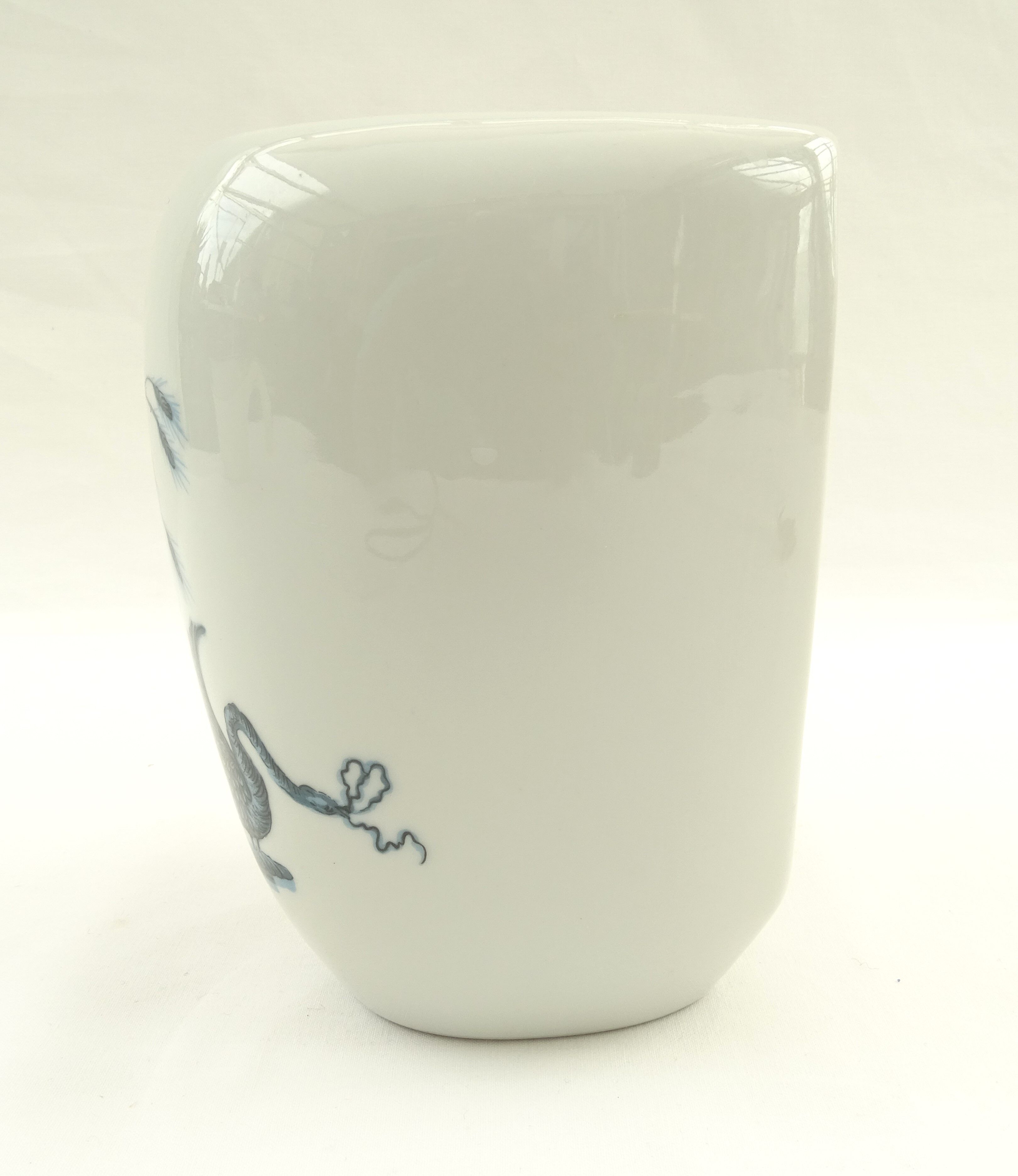 Hanging spoon pot in Paris porcelain