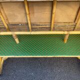 Vintage rattan bamboo bar