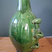 Varnished terracotta jar
