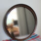 Vintage mirror, exotic wooden frame 50cm